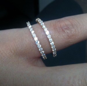 The finished product - ready to wed!