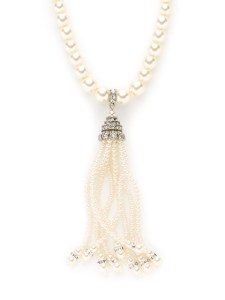 Pearl Tassel Pendant Necklace