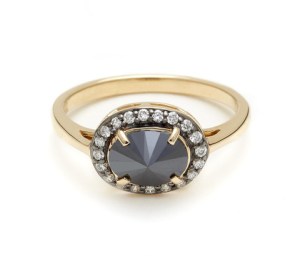 Oval Rosette Black Diamond