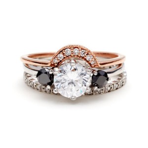 3 Stone Hazeline Bridal Set